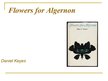 Presentations 'Daniel Keyes "Flowers for Algernon"', 1.