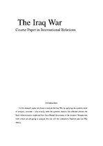 Research Papers 'The Iraq War', 1.
