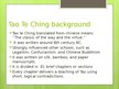 Presentations 'Tao Te Ching', 3.