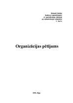 Summaries, Notes 'Organizācijas pētījums. SIA "Platforma Music"', 1.