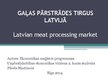Term Papers 'Gaļas pārstrādes tirgus Latvijā', 151.