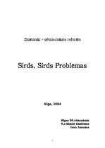Research Papers 'Sirds, sirds problēmas', 1.