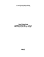 Research Papers 'Homoseksuālisms', 1.