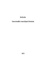Research Papers 'Emocionālie traucējumi bērniem', 1.