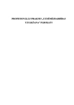 Practice Reports 'Profesionālās prakses "Uzņēmējdarbības uzsākšana" pārskats', 1.