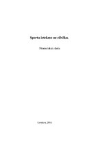 Research Papers 'Pētnieciskais darbs par sporta ietekmi uz cilvēka veselību', 1.