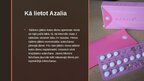 Presentations 'Azalia - Pretapaugļošanās līdzeklis', 3.
