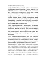 Essays 'Psiholoģijas nozīme cilvēka dzīvē: teorija, prakse un nākotnes perspektīvas', 1.