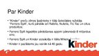 Presentations 'Produktu "Kinder" protfelis un tirgus iespējas', 2.