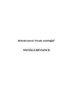 Research Papers 'Sociālā deviance', 1.