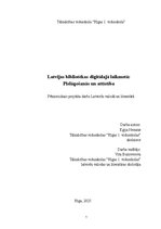 Research Papers 'Latvijas bibliotēkas digitālajā laikmetā: Pielāgošanās un attīstība', 1.