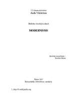Research Papers 'Modernisms. Mākslas veidi', 29.
