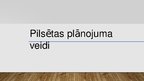 Presentations 'Pilsētas plānojuma veidi', 1.