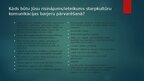 Presentations 'Komunikācijas barjeras un to pārvarēšana', 15.