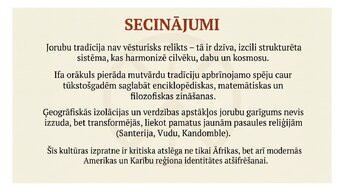 Presentations 'Joruba', 24.