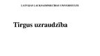 Presentations 'Tirgus uzraudzība', 1.