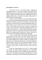 Essays 'Dante Aligjēri "Vita nuova"', 1.