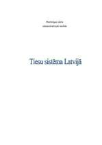 Samples 'Tiesu sistēma Latvijā', 1.