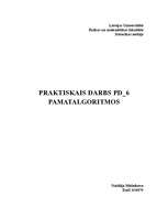 Research Papers 'Pamatalgoritmi', 1.