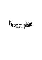 Research Papers 'Finanšu plāns', 1.
