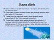 Presentations 'Ozona slāņa noārdīšanās', 2.
