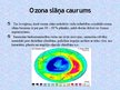 Presentations 'Ozona slāņa noārdīšanās', 6.