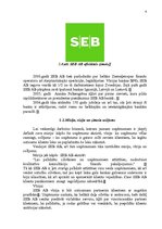 Practice Reports 'Uzņēmums "SEB AB Rīgas filiāle"', 6.
