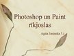 Presentations 'Paint un Photoshop rīkjoslas', 1.