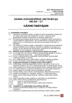 Samples 'Darba aizsardzības instrukcija gāzmetinātājam', 1.