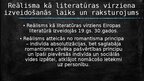 Presentations 'Reālisms pasaules un latviešu literatūrā', 3.