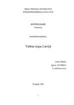 Research Papers 'Valūtas tirgus Latvijā', 1.