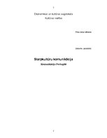 Research Papers 'Starpkultūru komunikācija. Komunikācija Portugālē', 1.