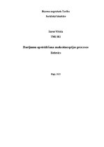 Research Papers 'Darījumu apstrīdēšana maksātnespējas procesos', 1.