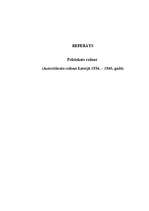 Research Papers 'Autoritārais režīms Latvijā no 1934.-1940.gadam', 1.