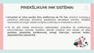 Presentations 'Integrētās mārketinga komunikācijas novērtēšana - Cloudberry', 22.