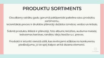 Presentations 'Integrētās mārketinga komunikācijas novērtēšana - Cloudberry', 26.