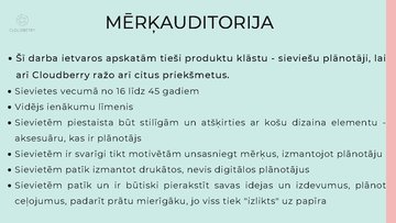 Presentations 'Integrētās mārketinga komunikācijas novērtēšana - Cloudberry', 28.