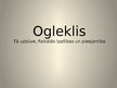Presentations 'Ogleklis, tā uzbūve, fizikālās īpašības un pieejamība', 1.