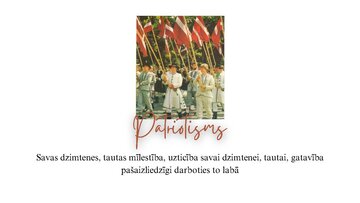 Presentations 'Latvijas patrioti', 3.