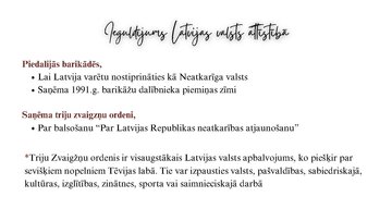 Presentations 'Latvijas patrioti', 6.