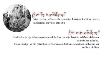 Presentations 'Latvijas patrioti', 8.