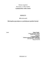 Research Papers 'Darbaspēka pieprasījuma un piedāvājuma īpatnības Latvijā', 1.