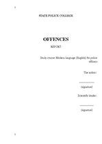 Research Papers 'Offences', 2.