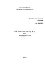 Research Papers 'Sodu izpildes vēsture Latvijā 18.gadsimtā', 1.
