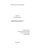 Essays 'Recenzija Uģa Goda grāmatai "Mikroekonomika I"', 1.