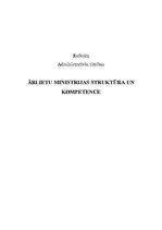 Research Papers 'Ārlietu ministrijas struktūra un kompetence', 1.