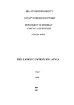 Research Papers 'The Banking System in Latvia', 1.
