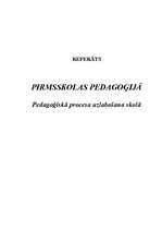 Research Papers 'Pedagoģiskā procesa uzlabošana skolā', 1.