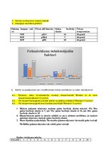 Summaries, Notes 'Darba lapa pētnieciskajam darbam “Fotosintēzes intensitāti ietekmējošie faktori”', 3.