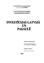 Research Papers 'Investīcijas Latvijā un pasaulē', 1.